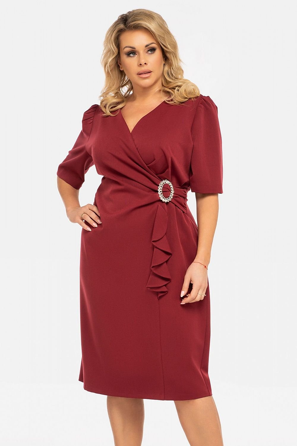 Plus size dress model 191376